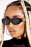Retro Sace Sunglasses - Black