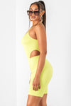 Lime Deep Cut Bodysuit