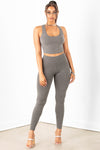 Charcoal High Rise Legging