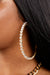 Gold Basic Studded Hoops