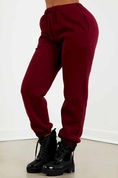 Essential Sweatpant - Burgundy.