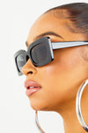 Black Thick Framed Sunglasses