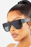 Full Coverage Sunglasses Black