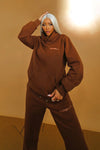 Sorella Essential Hoodie - Chocolate Brown