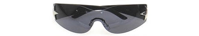 Black Sports Star Shield Sunglasses