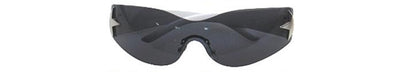 Black Sports Star Shield Sunglasses