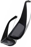 Sporty Goggle Sunglasses Matte Black