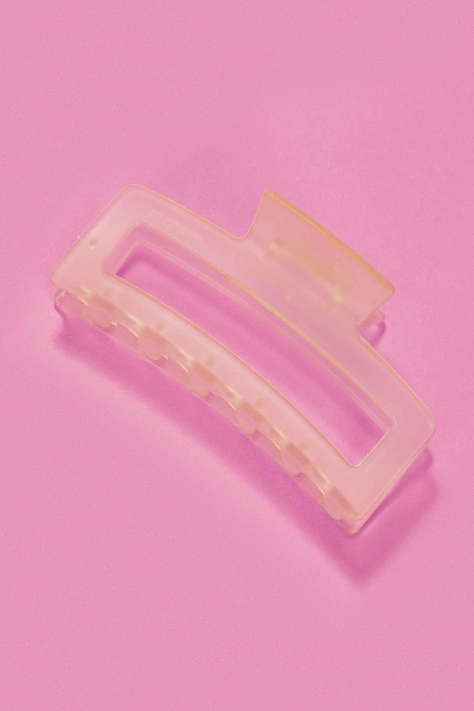 Frosted Cut Out Hair Clip