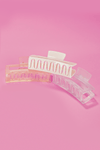 Frosted Cut Out Hair Clip