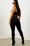 Black High Rise Legging.