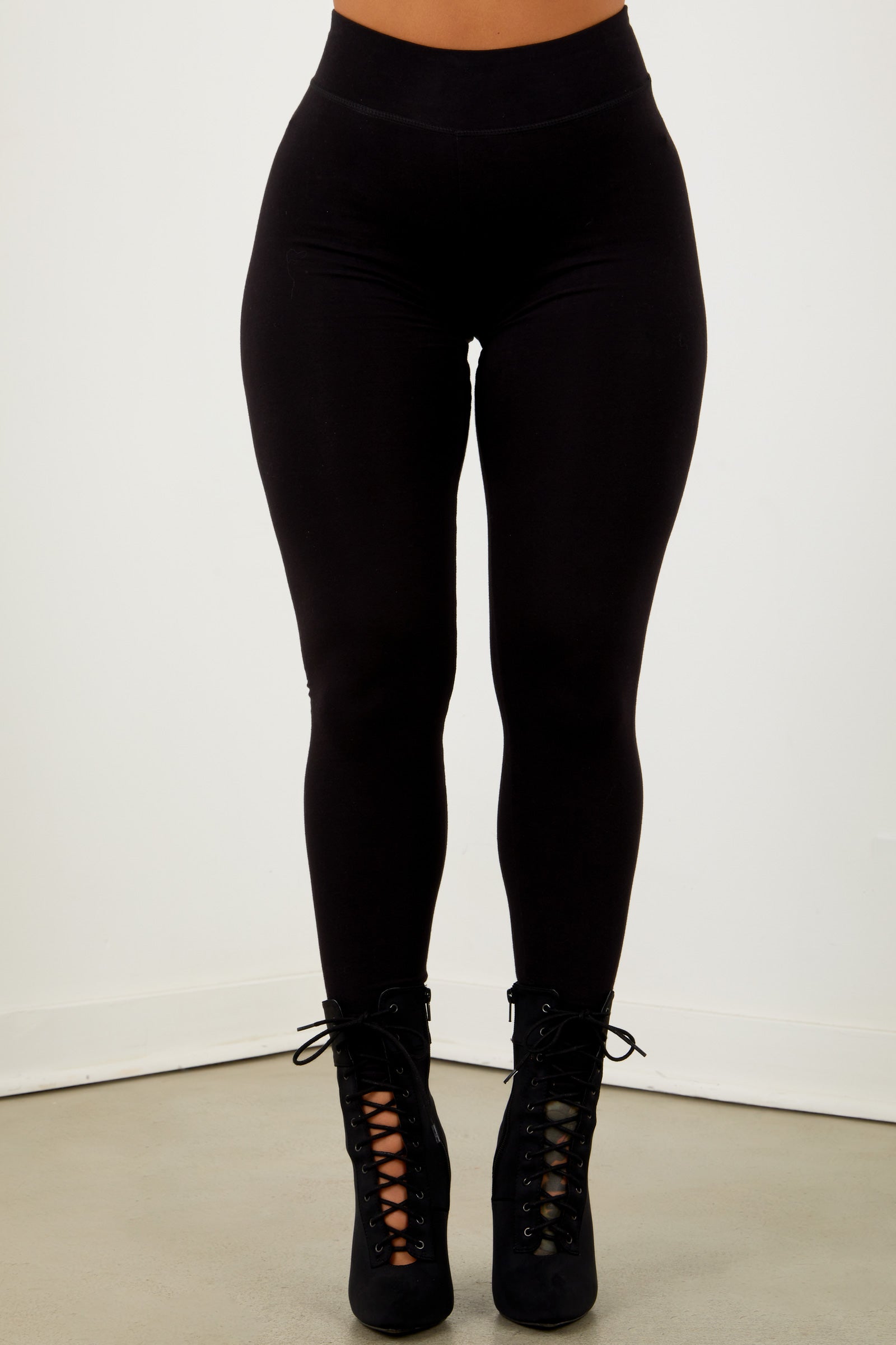 Black High Rise Legging - sosorella