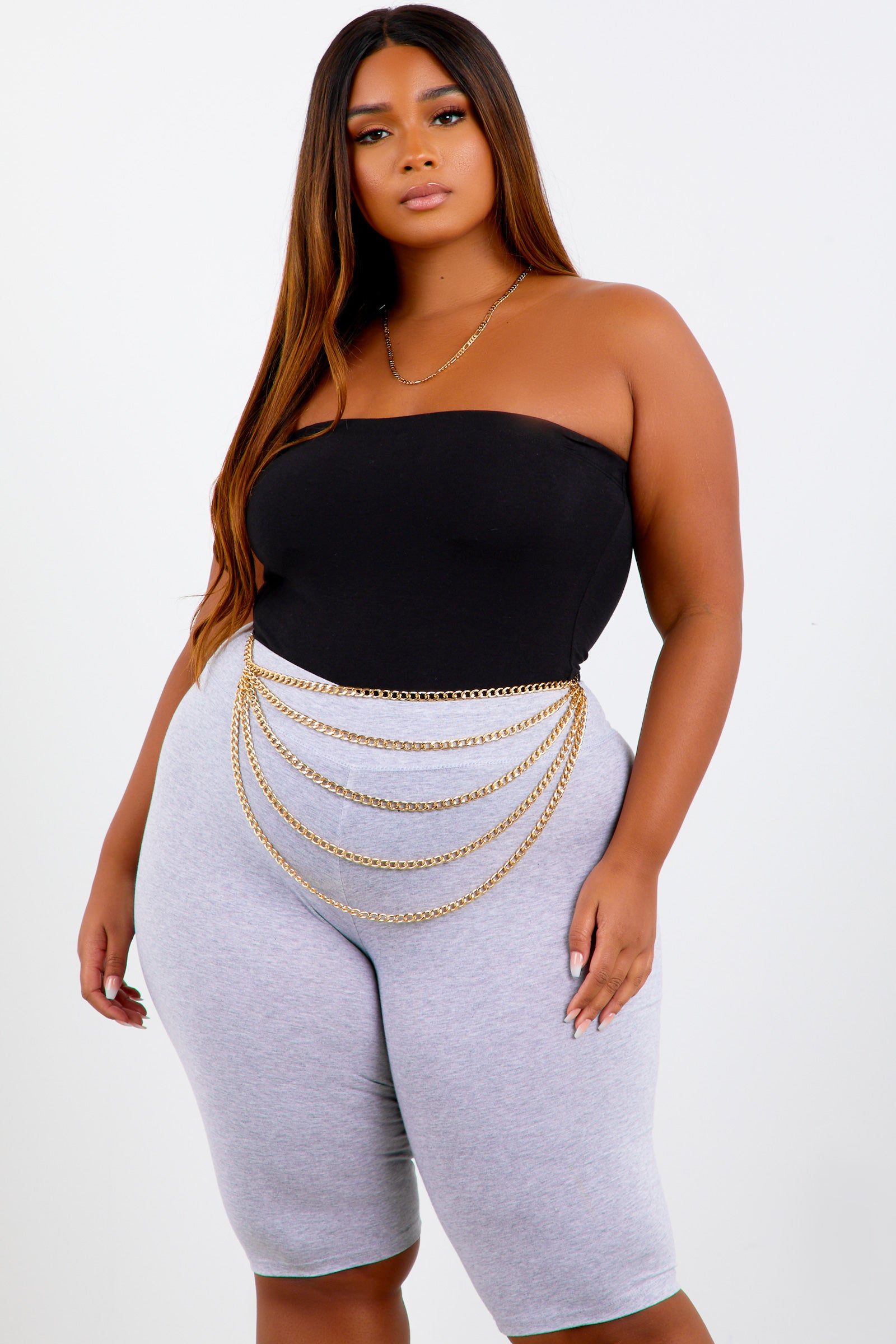 Black Shape Cotton Bodysuit