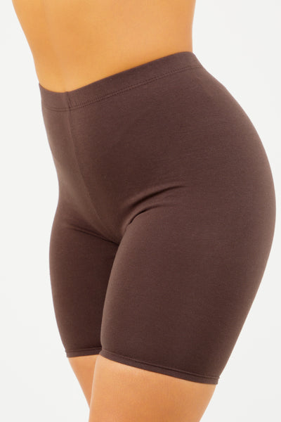 Chocolate Cotton Cycle Shorts