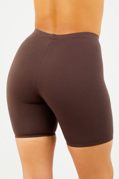 Chocolate Cotton Cycle Shorts