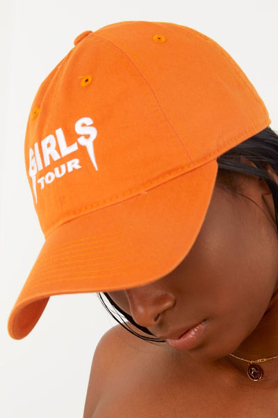 Girls Tour Hat Orange.