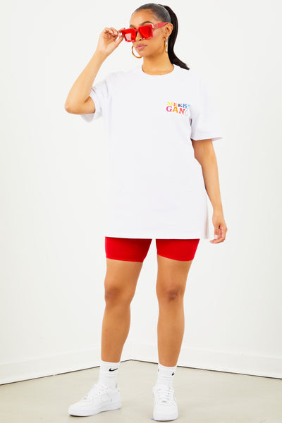 Red Cotton Cycle Shorts