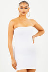 White Tube Top Dress
