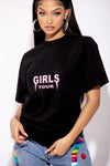 OG Girls Tour Tee - Black/Pink.