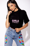 OG Girls Tour Tee - Black/Pink.