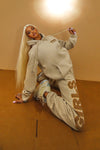 Og Girls Tour Puff Print Sweats Nude