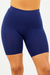 Navy Cotton Cycle Shorts