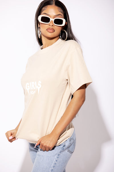 OG Girls Tour Tee - Light Tan.