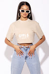 OG Girls Tour Tee - Light Tan.