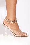Gold Spike Cuban Link Anklet