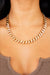 Thin Diamond Chain Necklace - Gold