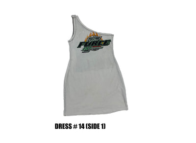 Reconstructed One Shoulder Racing Dress