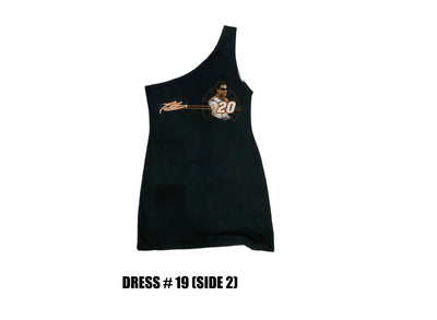 Reconstructed One Shoulder Racing Dress