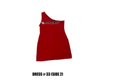 Reconstructed One Shoulder Racing Dress