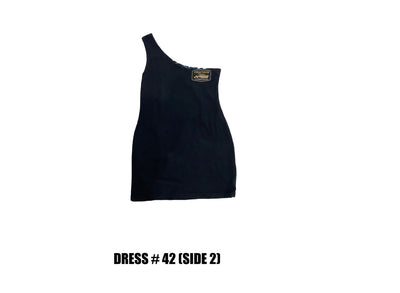 Reconstructed One Shoulder Racing Dress