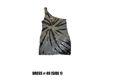 Reconstructed One Shoulder Racing Dress