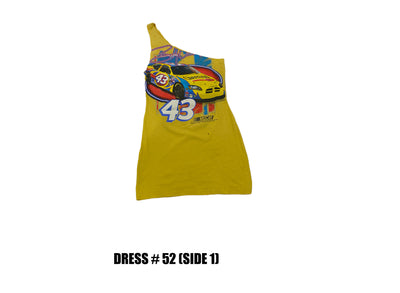 Reconstructed One Shoulder Racing Dress