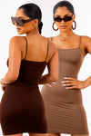 2 Pack Brown and Mocha Love Struck Dress