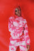 Girls Tour Crystal Wash Hoodie Pink