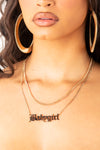 Double Chain Babygirl Necklace Gold / Silver