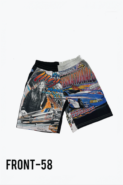 Reconstructed Vintage T Shirt Shorts