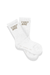 Trap Bae Crew Socks - White/Tan
