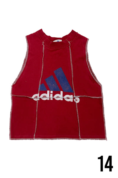 Vintage Reconstructed Adidas Top