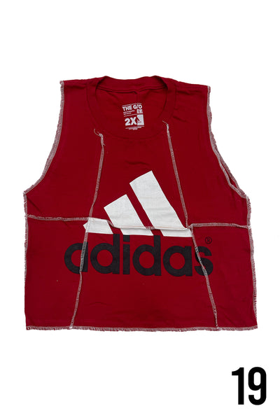 Vintage Reconstructed Adidas Top