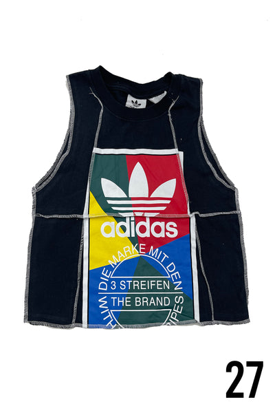 Vintage Reconstructed Adidas Top