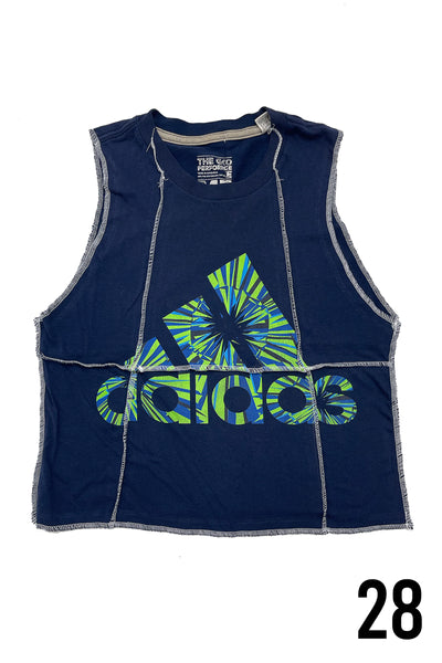 Vintage Reconstructed Adidas Top