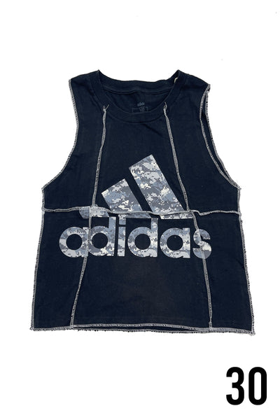 Vintage Reconstructed Adidas Top