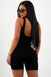 Sorella Black Basic Unitard.