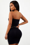 Black Tube Top Dress.