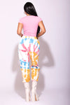 Girls Tour Rhinestone Tie Dye Sweats