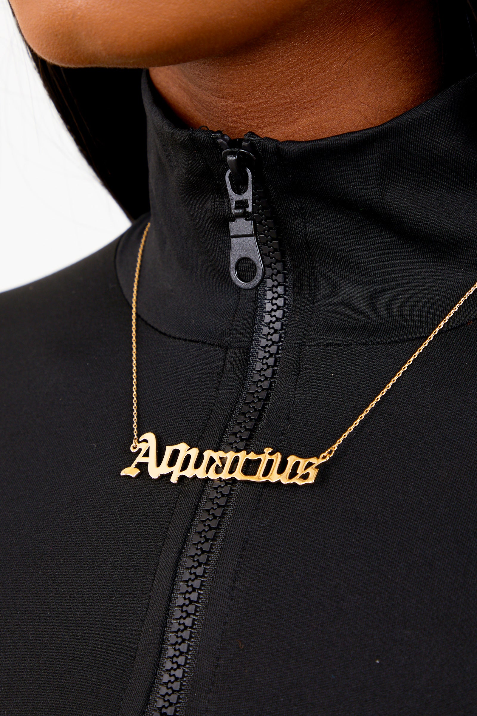 Aquarius Pendant Necklace - Gold