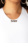 Aries Pendant Necklace - Gold